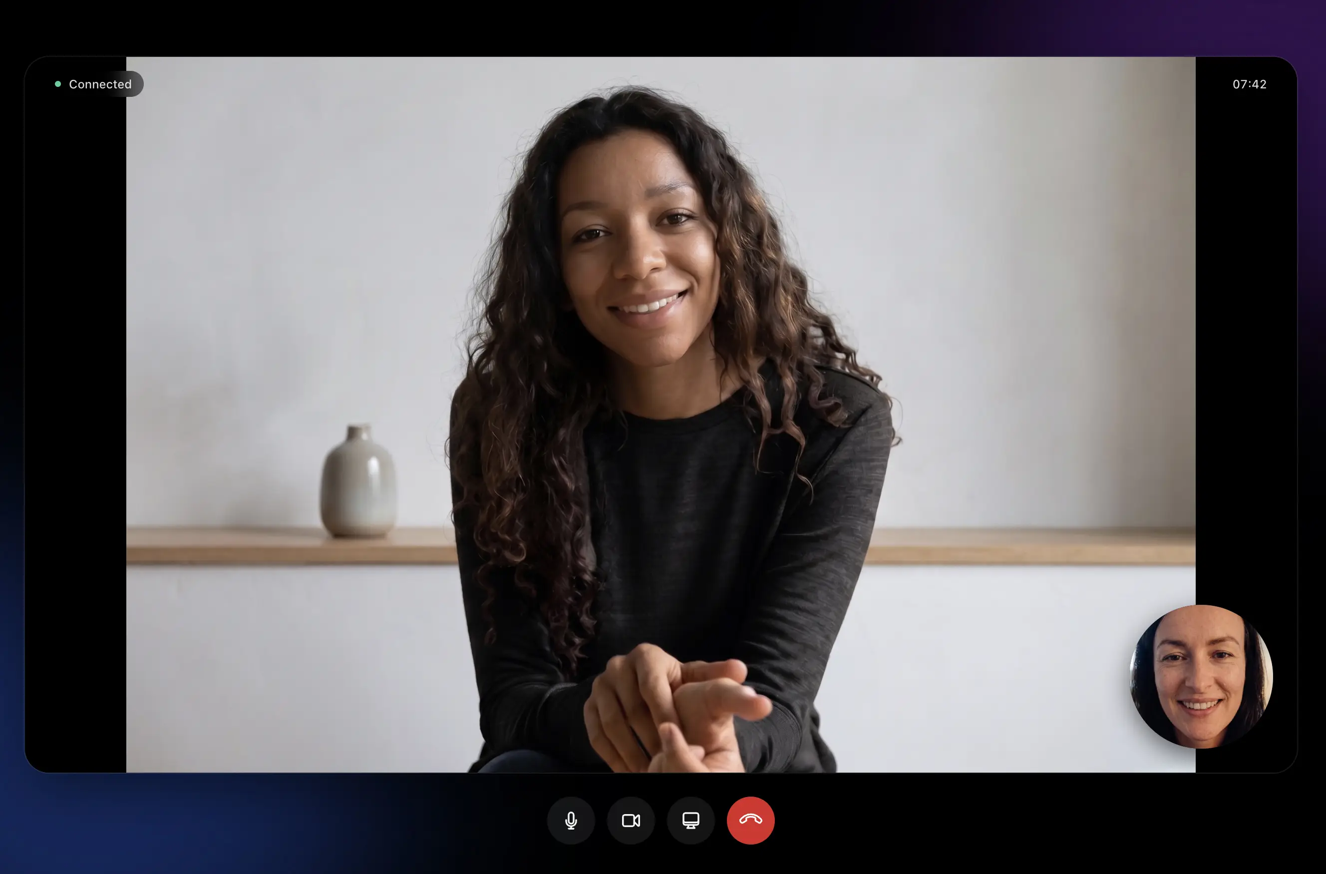 Screenshot of live Mentor Feedback Session